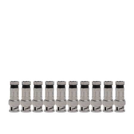 Jonard Tools BNC Compression Connectors, 10PK BNC-10